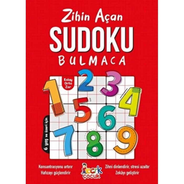 Zihin Açan Sudoku Bulmaca - Bıcırık Yayınları