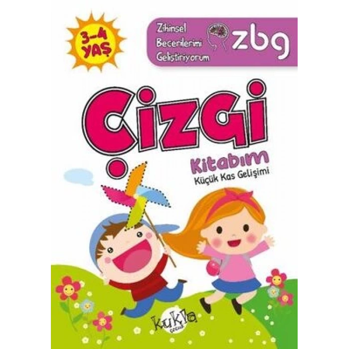 Zihinsel Becerilerimi Geliştiriyorum-Çizgi Kitabım 3-4 Yaş - Buçe Dayı - Kukla Yayınları