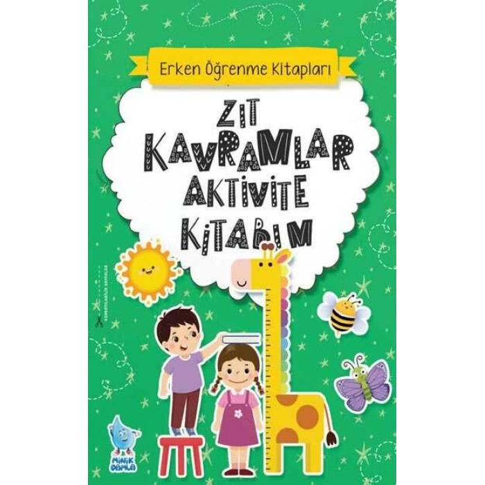 Zıt Kavramlar Aktivite Kitabım-Damla Yayınevi