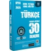 2025 KPSS Türkçe 30 Deneme Tamamı Çözümlü-Pegem Yayınları