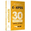 2026 E-KPSS Matematik 30 Deneme-Yediiklim Yayınları
