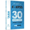2026 E-KPSS Tarih 30 Deneme-Yediiklim Yayınları