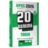 2026 KPSS Genel Kültür Tarih 20 Deneme-Yediiklim Yayınları