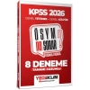 2026 KPSS Lisans Deneme Sınavı 8li ÖSYM Ne Sorar - Yediiklim Yayınları