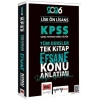 2026 KPSS Lise Önlisans Efsane Tek Kitap Konu-Yargı Yayınları