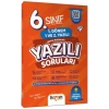 6. Sınıf Konu Anlatımlı Yazılı Soruları Tamamı Video Çözümlü-Hediye Planlama Kitapçığı- Hocam Anlatır