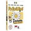 2026 KPSS ALES DGS Paragraf 15 Deneme-Papatya Serisi-Yargı Yayınları