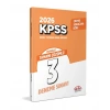 2025 KPSS Lisans Deneme Sınavı 3lü - Editör Yayınları