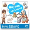 Hayvan Dostlarımız 1.Sınıf Büyük Boy 10 Kitap-(Soru Kitapçığı İlaveli)-Yuva Yayınları