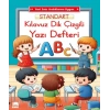 Standart Kılavuz Çizgili Yazı Defteri Renkli Kareli - Güzel Yazı Defteri - A4 Ema Yayınları