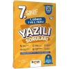 7. Sınıf Konu Anlatımlı Yazılı Soruları Tamamı Video Çözümlü-Hediye Planlama Kitapçığı- Hocam Anlatır