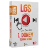 8.Sınıf LGS Tüm Dersler 1.Dönem Tekrar Kitabı - İsem Yayınları