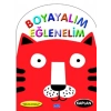 Boyayalım Eğlenelim-Kaplan -(Kalın Boyama)- Parıltı Yayınları