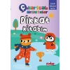 Çıkartmalı Dikkat Kitabım+Stıckeer(16 Sayfa)-Pinokyo Yayınları