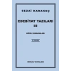 Edebiyat Yazıları 3: Eğik Ehramlar-Sezai Karakoç-Diriliş Yayınları