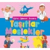 Eğitici Eğlenceli Boyama-Taşıtlar Meslekler - Bıcırık Yayınları
