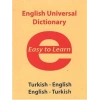 İlköğretim Türkçe İngilizce- İngilizce Türkçe Sözlük- Evrensel İletişim Yayınları
