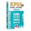 KPSS Genel Yetenek Türkçe Çıkmış Sorular-Yargı Yayınları