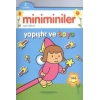 Miniminiler:Mavi Kitap Yapıştır ve Boya 2+ - Parıltı Yayınları