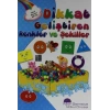 Okul Öncesi 60+ Ay Dikkat Geliştiren Renkler Ve Şekiller Kitabı - Zekeriya GUTER - Mor Şemsiye Yayınları