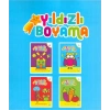Yıldızlı Boyama (Kalın Boyama) 4lü - Ema Yayınları