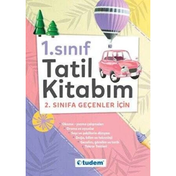 1. Sınıf Tatil Kitabım-Tudem Yayınları