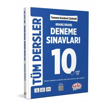 10.Sınıf Branş Branş Tüm Dersler Deneme-Editör Yayınları