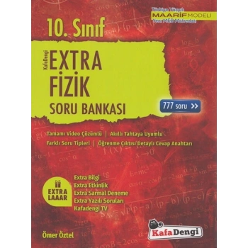 10.SINIF EXTRA FİZİK SORU BANKASI - YENİ / KAFADENGİ YAYINLARI