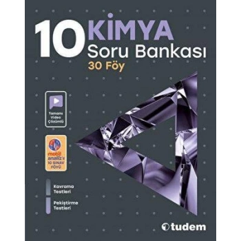 10. Sınıf Kimya Soru Bankası-Tudem Yayınları