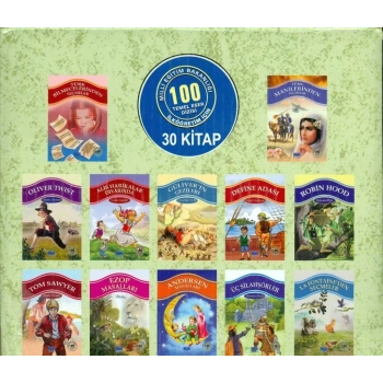 100 Temel Eser Set (30 Kitap)İlk Öğretim - Parıltı Yayınları