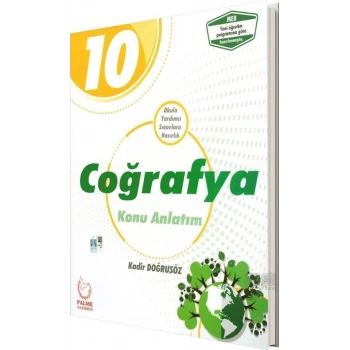10.Sınıf Coğrafya Konu Anlatım-(İADESİZ)- Palme Yayınları