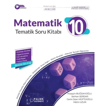 10.Sınıf Matematik Soru Bankası-Joker Tematik (İADESİZ)-Palme Yayınları