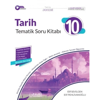 10.Sınıf Tarih Soru Bankası-Joker Tematik (İADESİZ)-Palme Yayınları