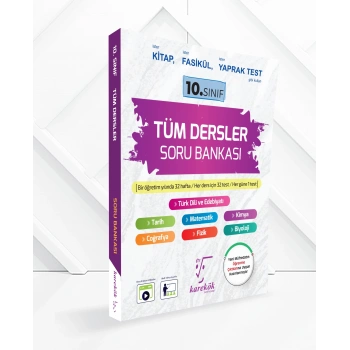 10.Sınıf Tüm Dersler Soru Bankası - Karekök Yayınları
