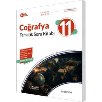 11.Sınıf Coğrafya Soru Bankası-Joker Tematik (İADESİZ)-Palme Yayınları