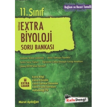 11.SINIF EXTRA BİYOLOJİ SORU BANKASI (Video Çözüm) / KAFADENGİ YAYINLARI