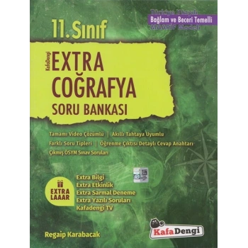11.SINIF COĞRAFYA SORU BANKASI EXTRA / KAFADENGİ YAYINLARI