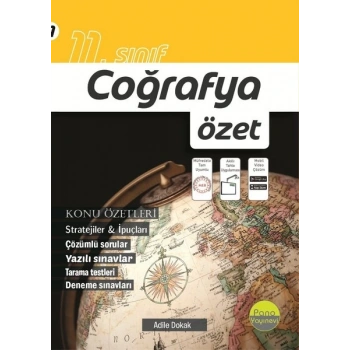 11.Sınıf Coğrafya Özet - Pano Yayınları