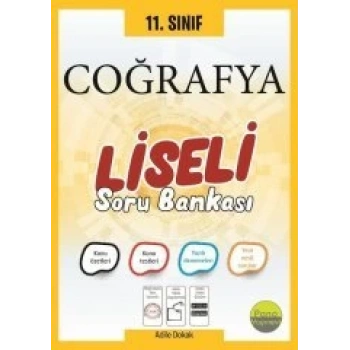11.Sınıf Coğrafya Soru Bankası Liseli - Pano Yayınları
