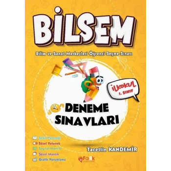 1.Sınıf Bilsem Deneme - Tacettin Kandemir - Fark Yayınları