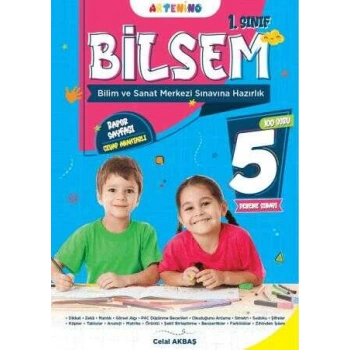 1.Sınıf Bilsem Hazırlık Deneme 5 li 2025 - Artenino