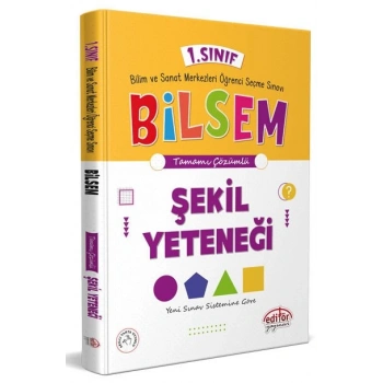 1.Sınıf Bilsem Şekil Yeteneği Tamamı Çözümlü - Editör Yayınları