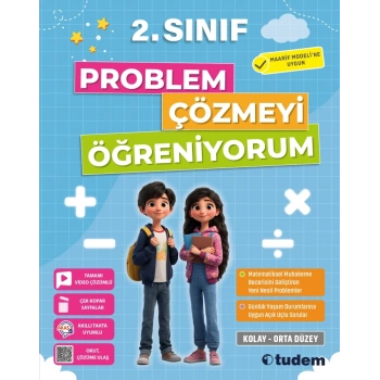 2.Sınıf Problem Çözmeyi Öğreniyorum-Tudem Yayınları