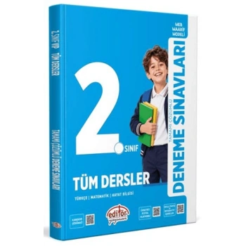 2.Sınıf Tüm Dersler Maarif Modeli Deneme Sınavları- Editör Yayınları