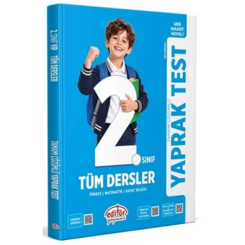 2.Sınıf Tüm Dersler Maarif Modeli Yaprak Test- Editör Yayınları
