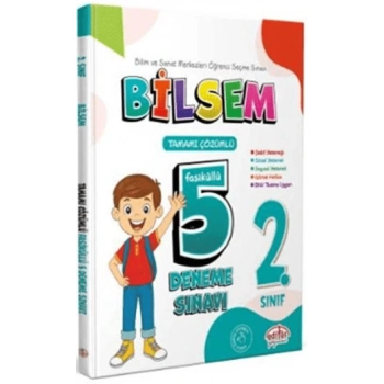2.Sınıf Bilsem Tamamı Çözümlü 5 Deneme Yeni Tarz-Editör Yayınları