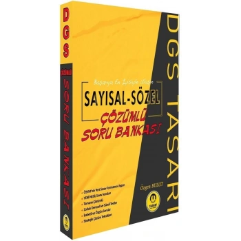 2022-2023 DGS Sayısal-Sözel Soru Bankası Çözümlü - Tasarı Yayınları