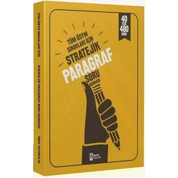 2024 KPSS ALES DGS Paragraf Soru Bankası Stratejik - İsem Yayınları