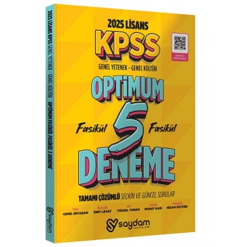 2025 KPPS Lisans Deneme Sınavı 5li - Saydam Yayınları