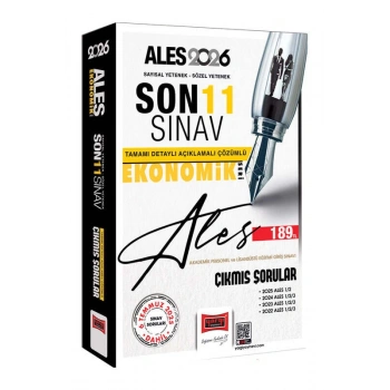 2026 ALES Ekonomik Seri Sayısal Sözel Son 11 Sınav Çıkmış Sorular-Yargı Yayınları